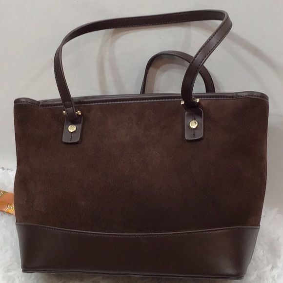 Spartina 449 brown suede shoulder bag - Picture 5 of 15